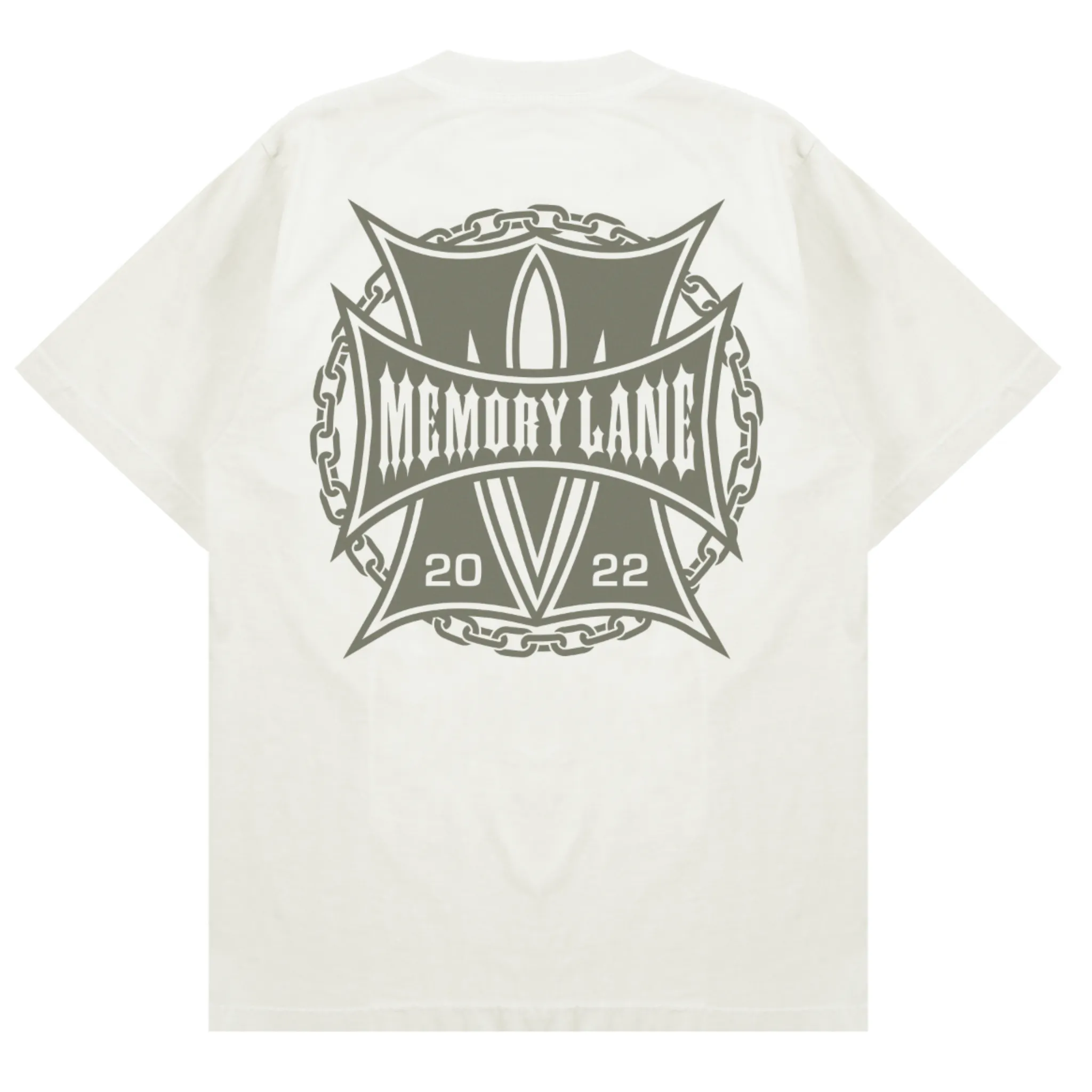 Memory Lane M Patch Tee (Off White)