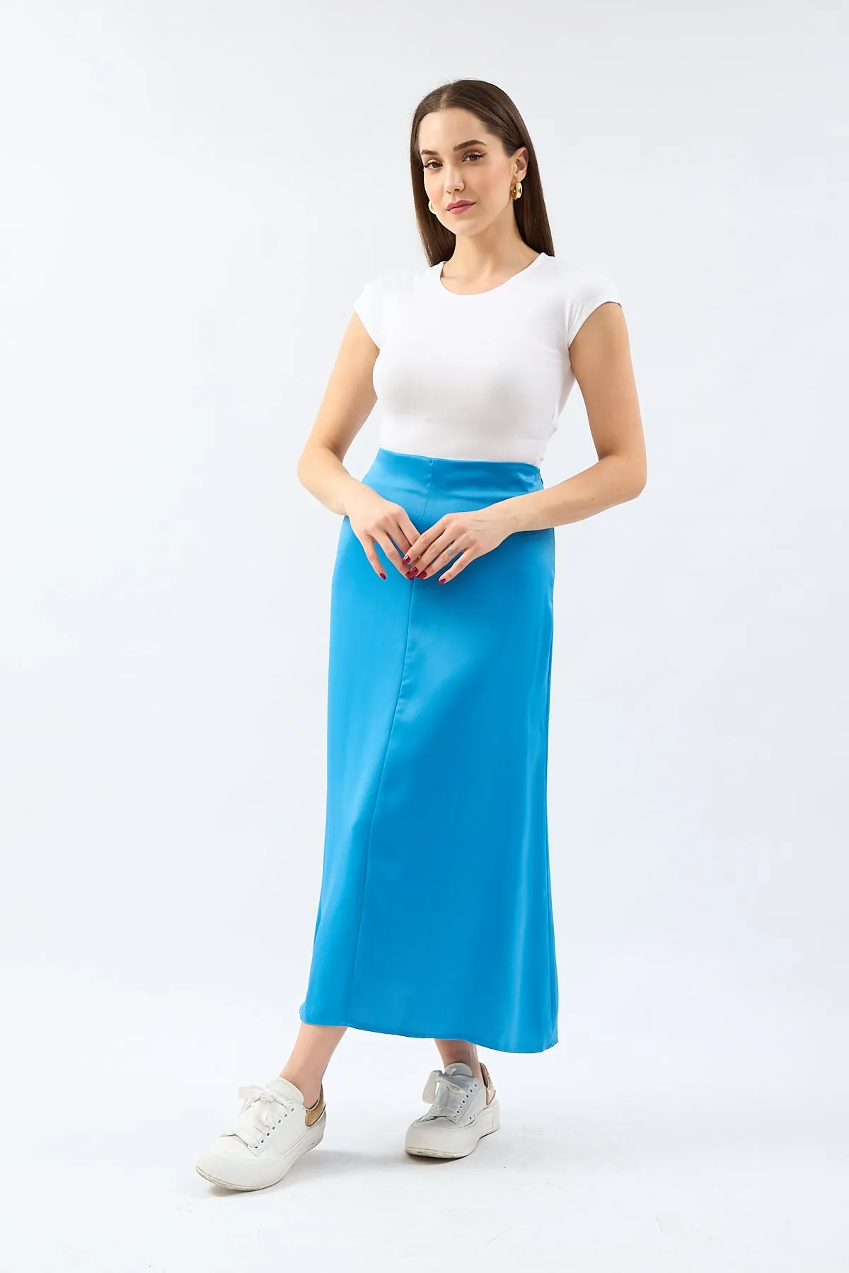 Midi Skirt Blue