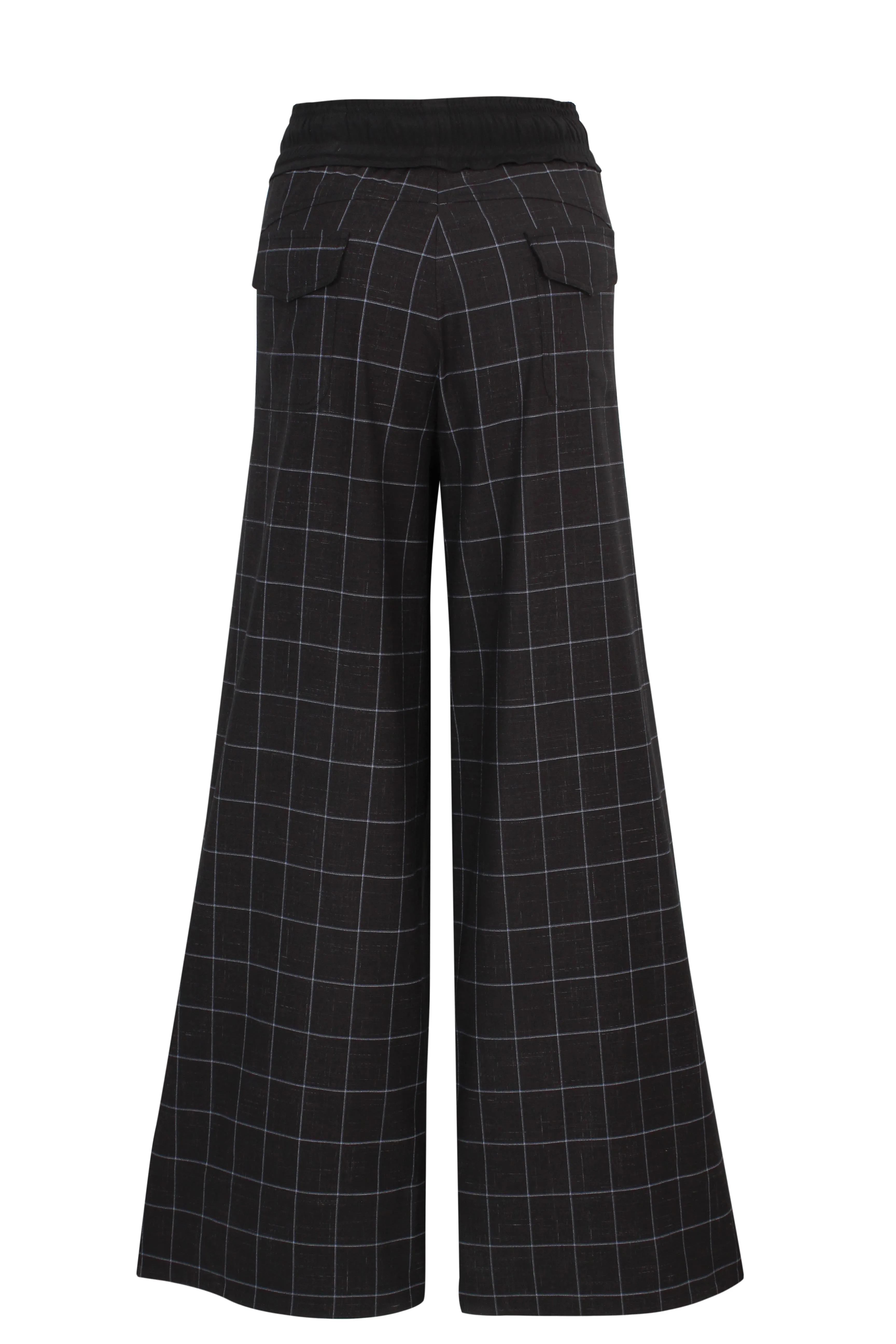 Mismatched Checks Pants