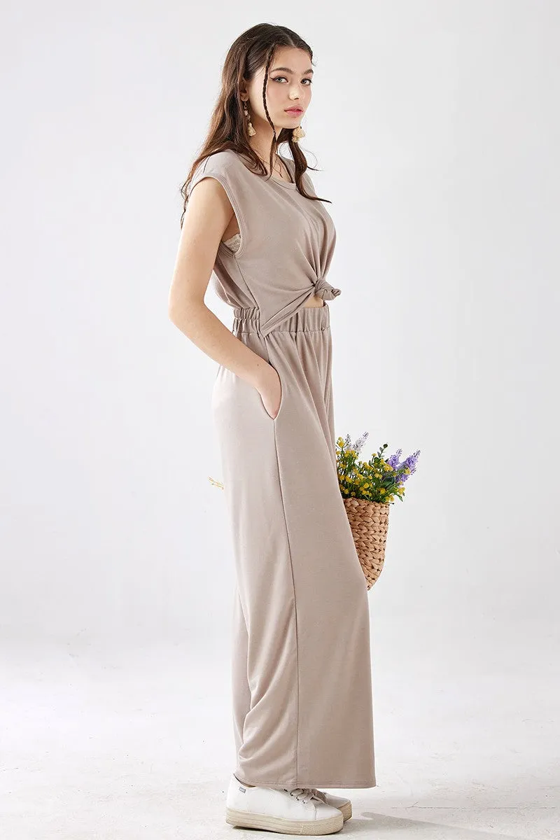 Mocha More Jumpsuit