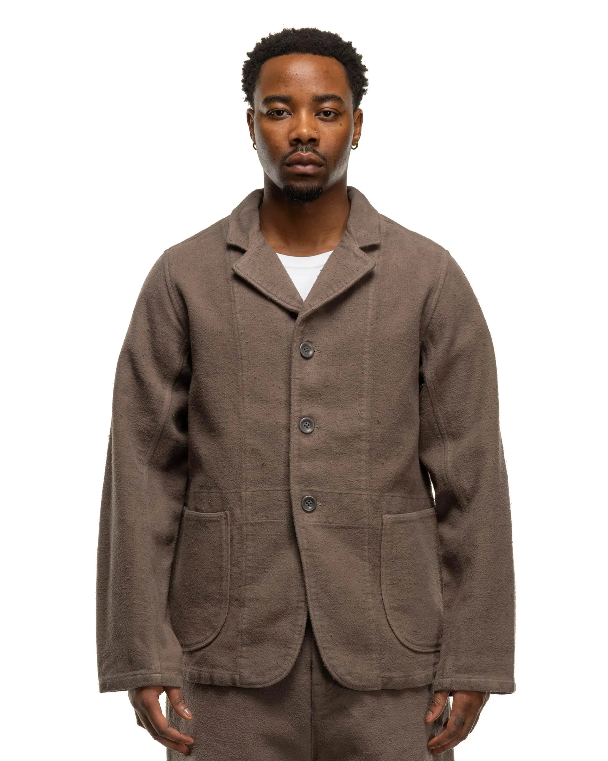 Napped Heat-Corduroy HOSPITAL JKT Grey