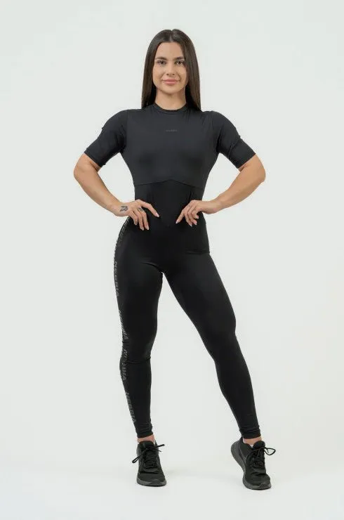 Nebbia Workout Jumpsuit Intense Focus - Black