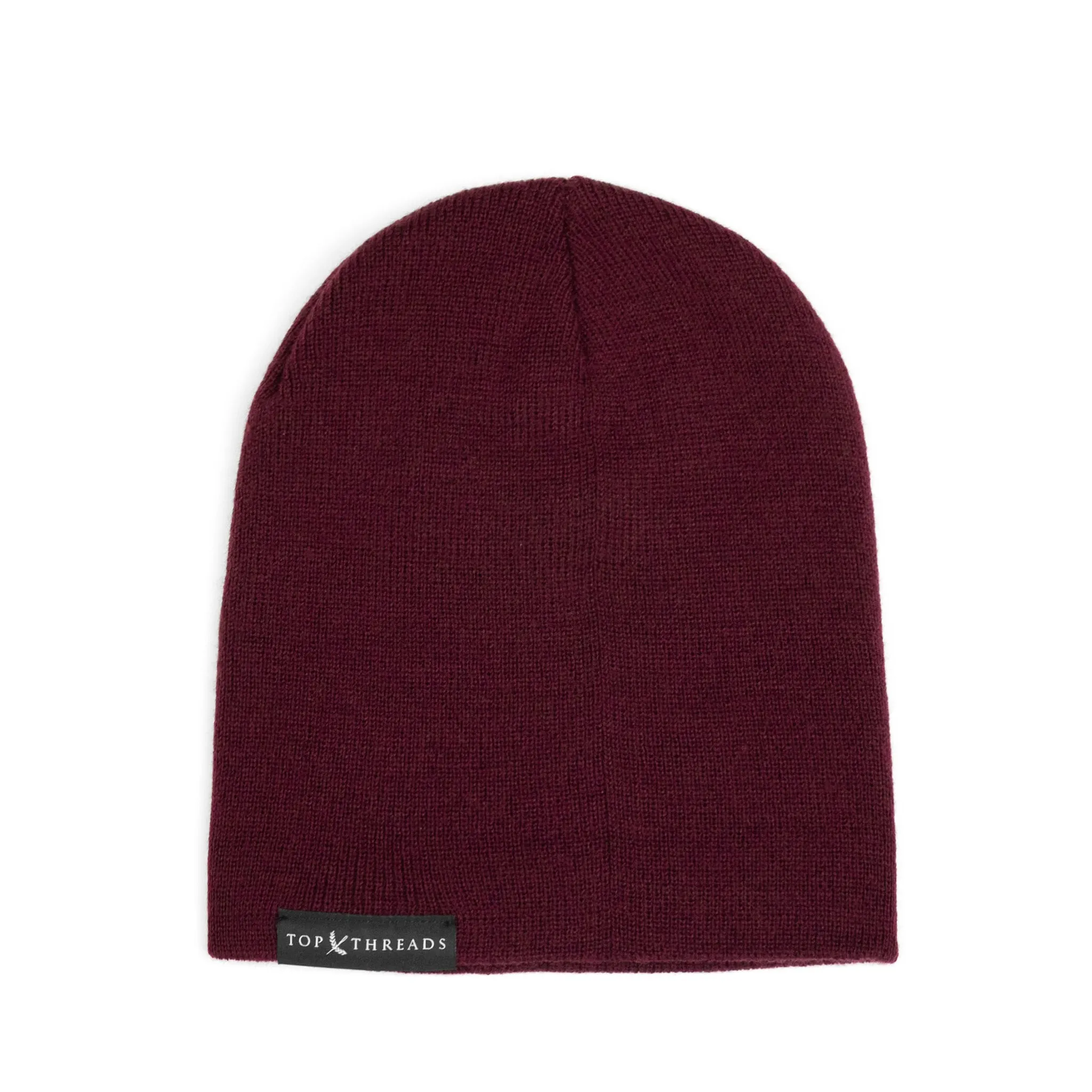 Never Lose Beanie Skullcap Fold Beanie - Maroon