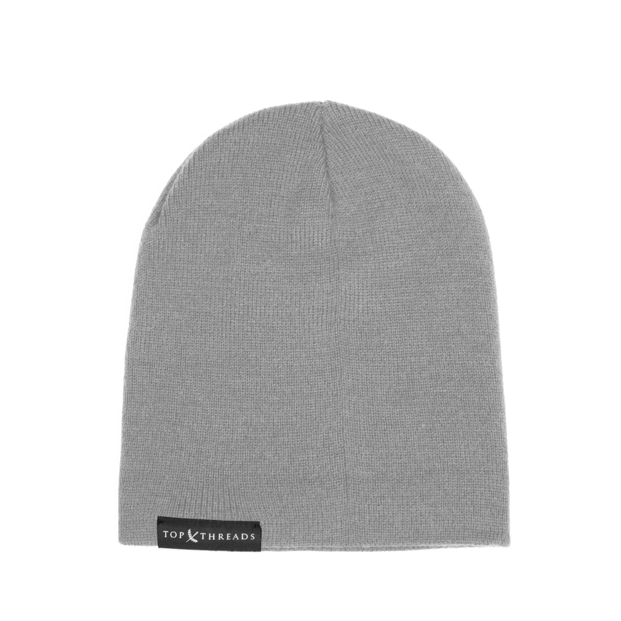 Never Lose Skullcap Fold Beanie- Grey