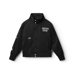 NUNUNU Control Fleak Bomber Jacket Black