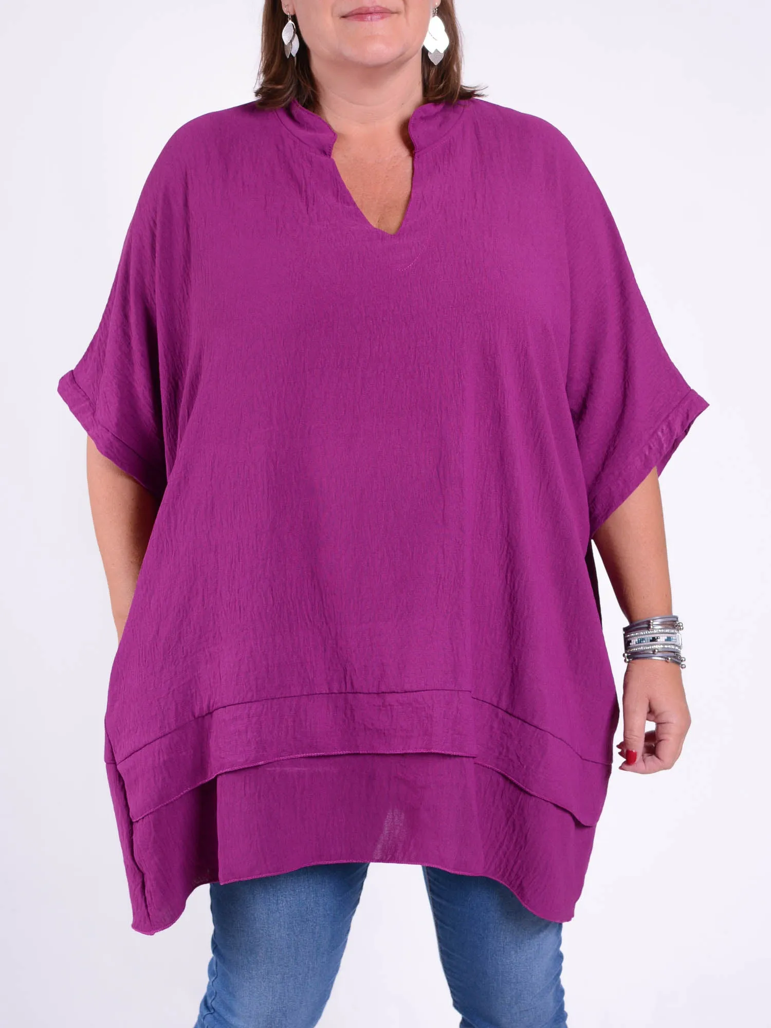 Oversized Lagenlook Tunic with pockets - TP1005