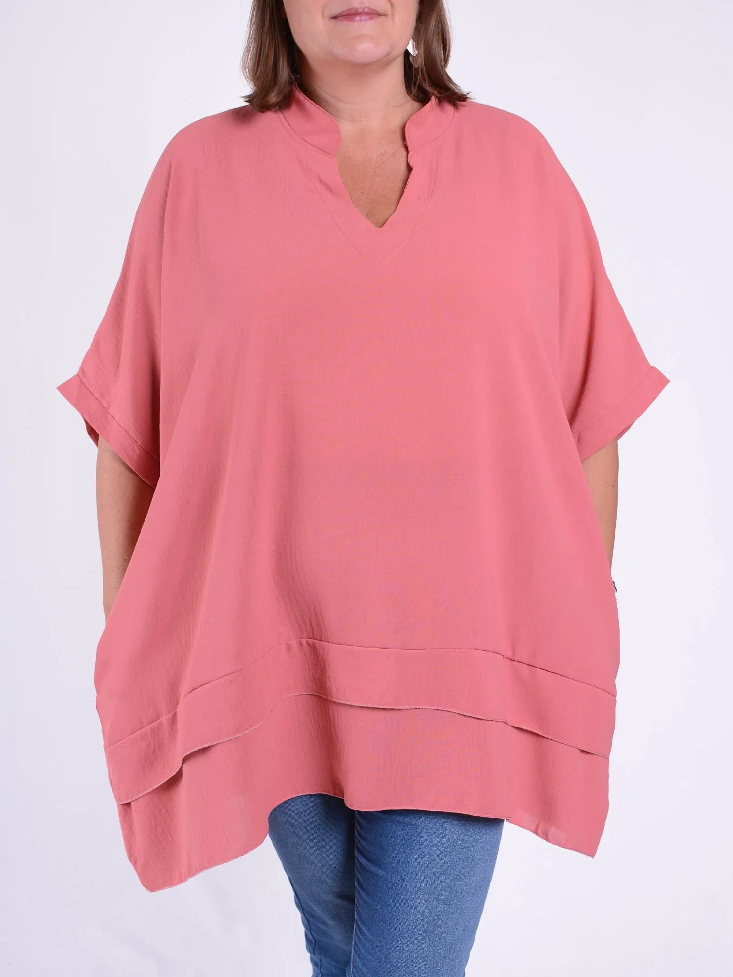 Oversized Lagenlook Tunic with pockets - TP1005