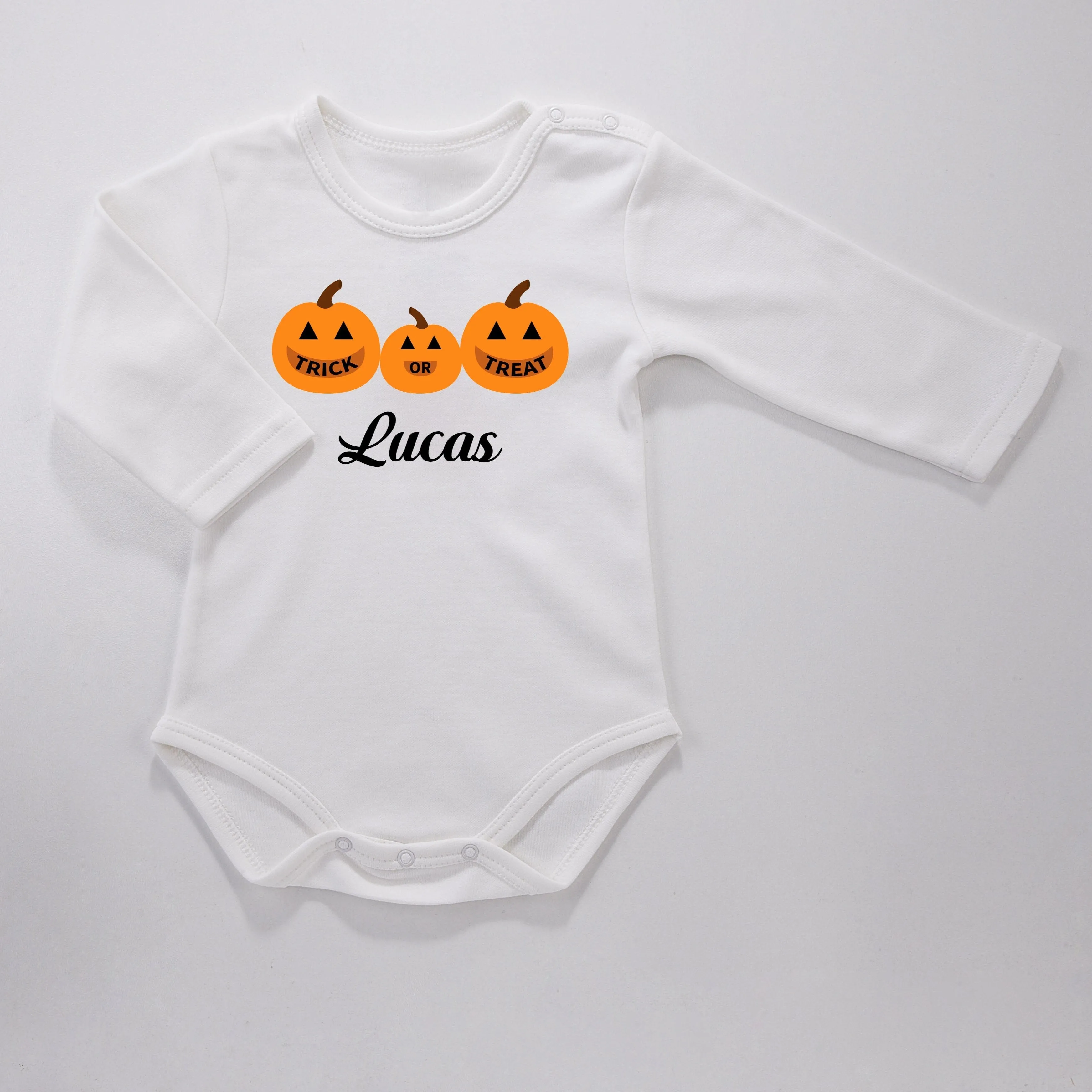 Personalised Baby Bodysuit - Trick or Treat