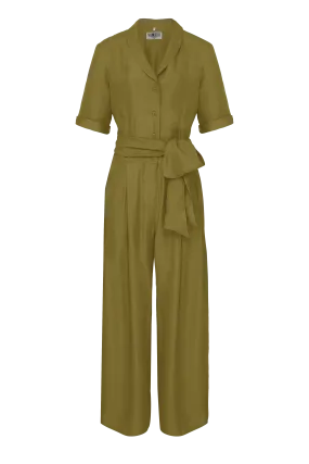 PLANET - Rayon Jumpsuit Khaki