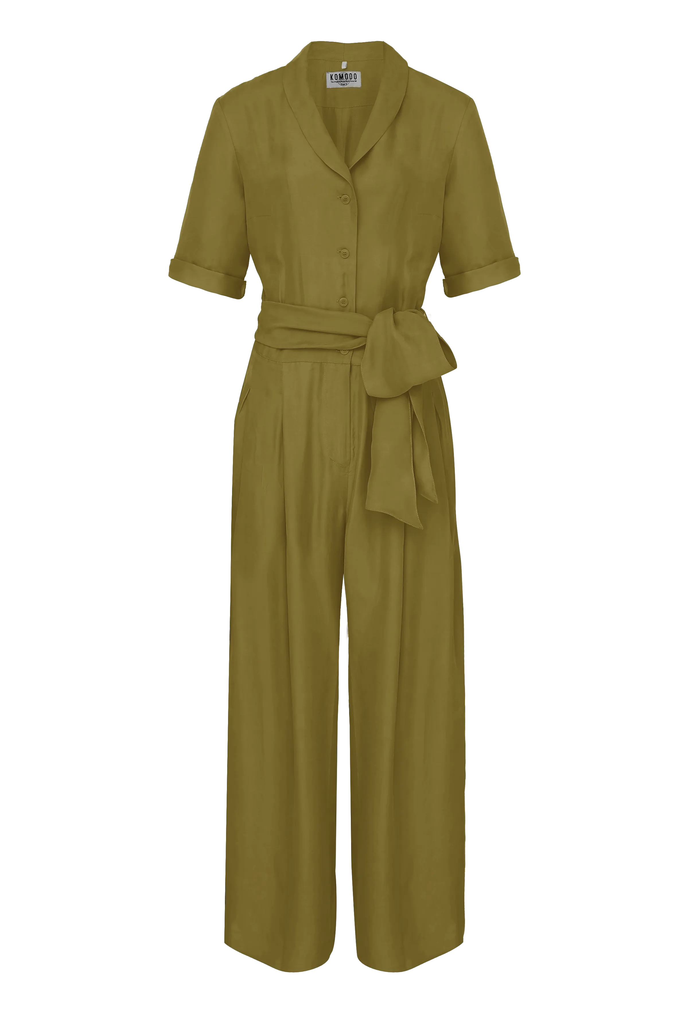 PLANET - Rayon Jumpsuit Khaki