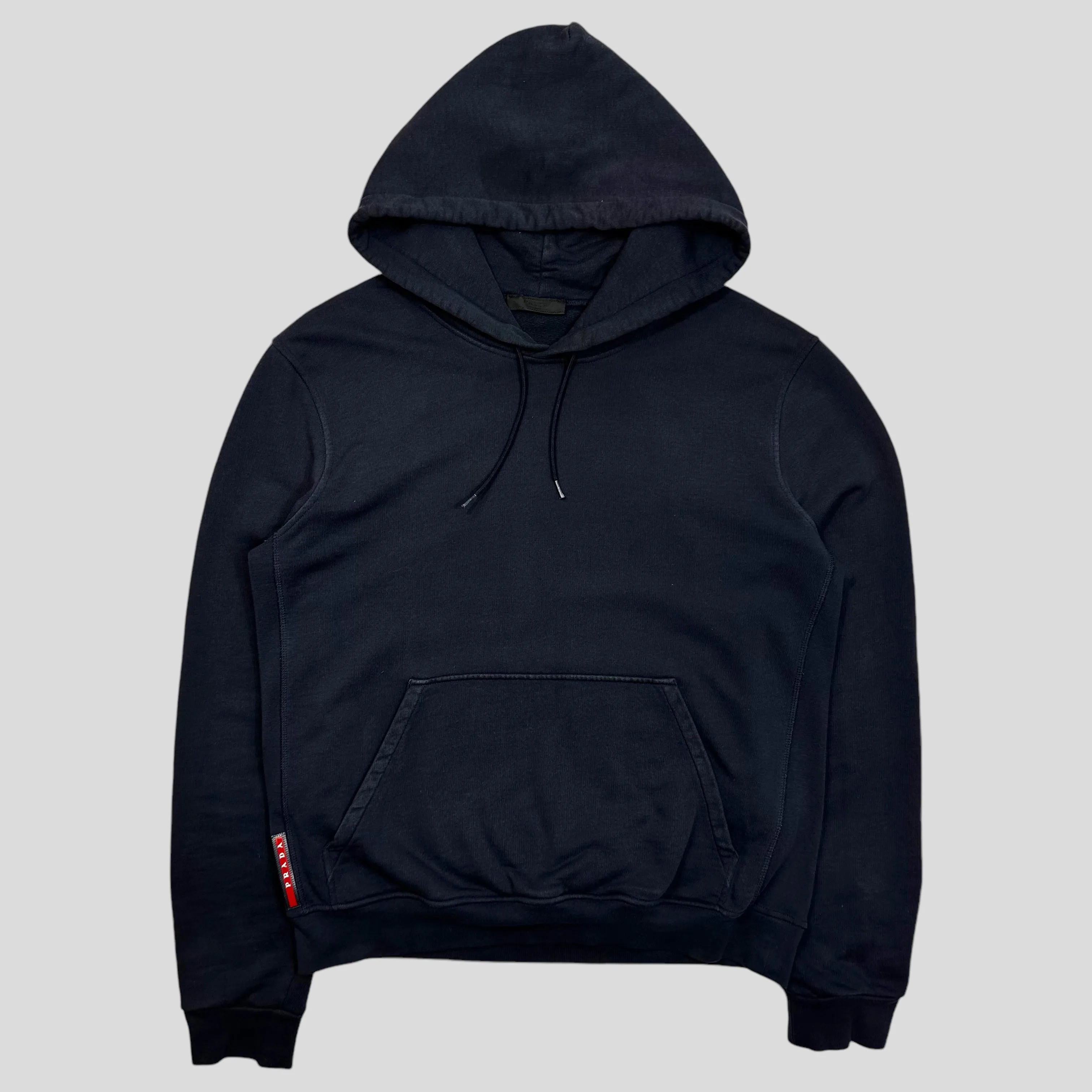 Prada Milano 2014 Red Tab Pullover Hoodie - M