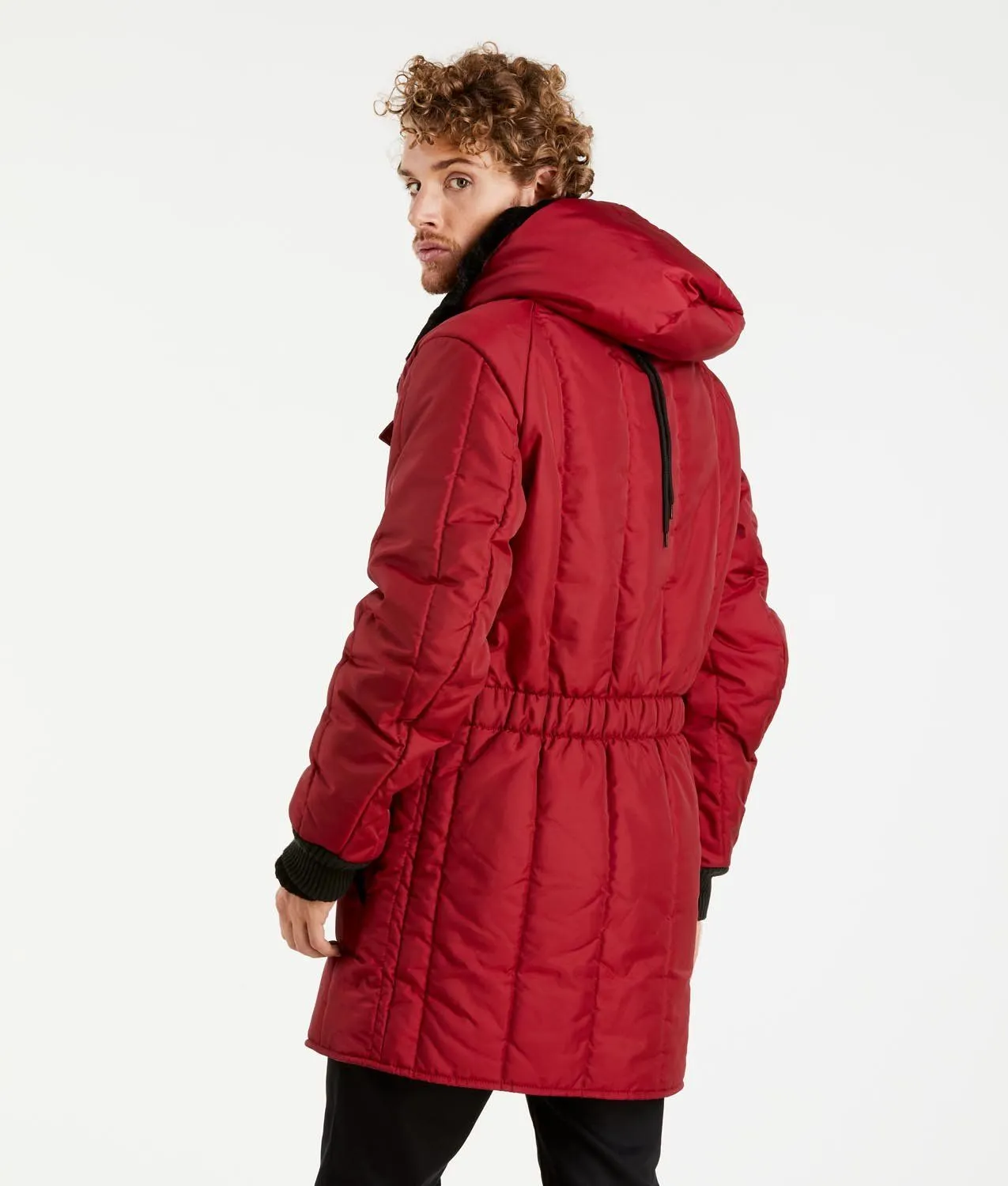 Refrigiwear Red Polyamide Men Parka