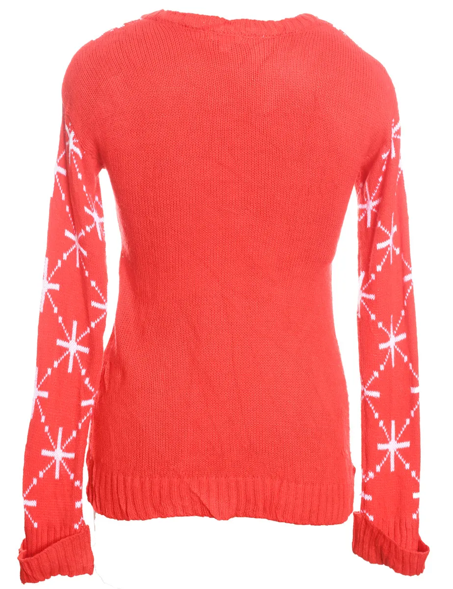 Reindeer Christmas Jumper - XS