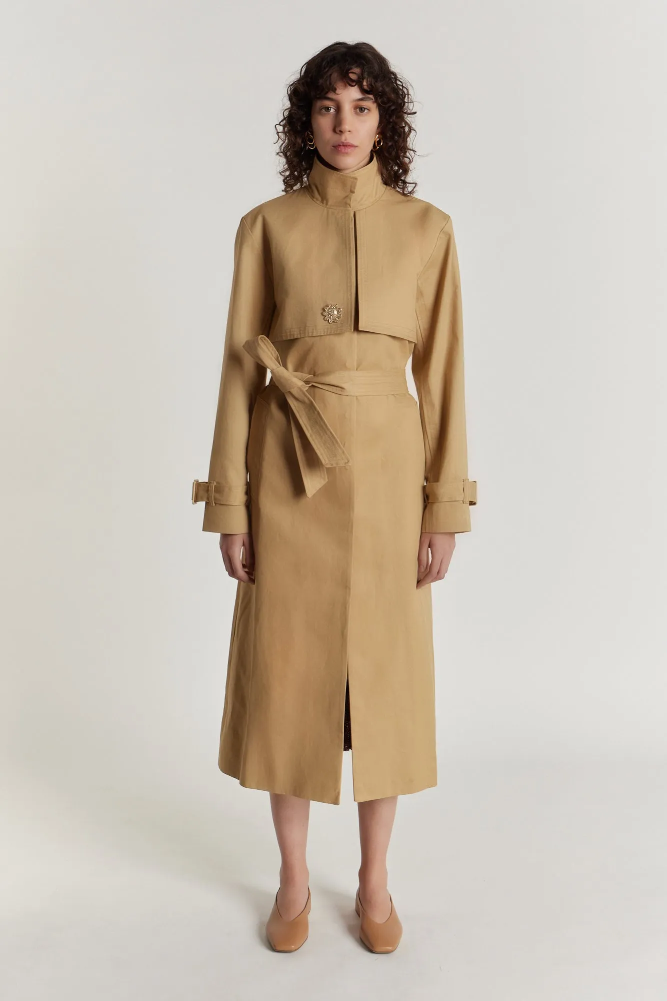 SAND Long Trench Coat