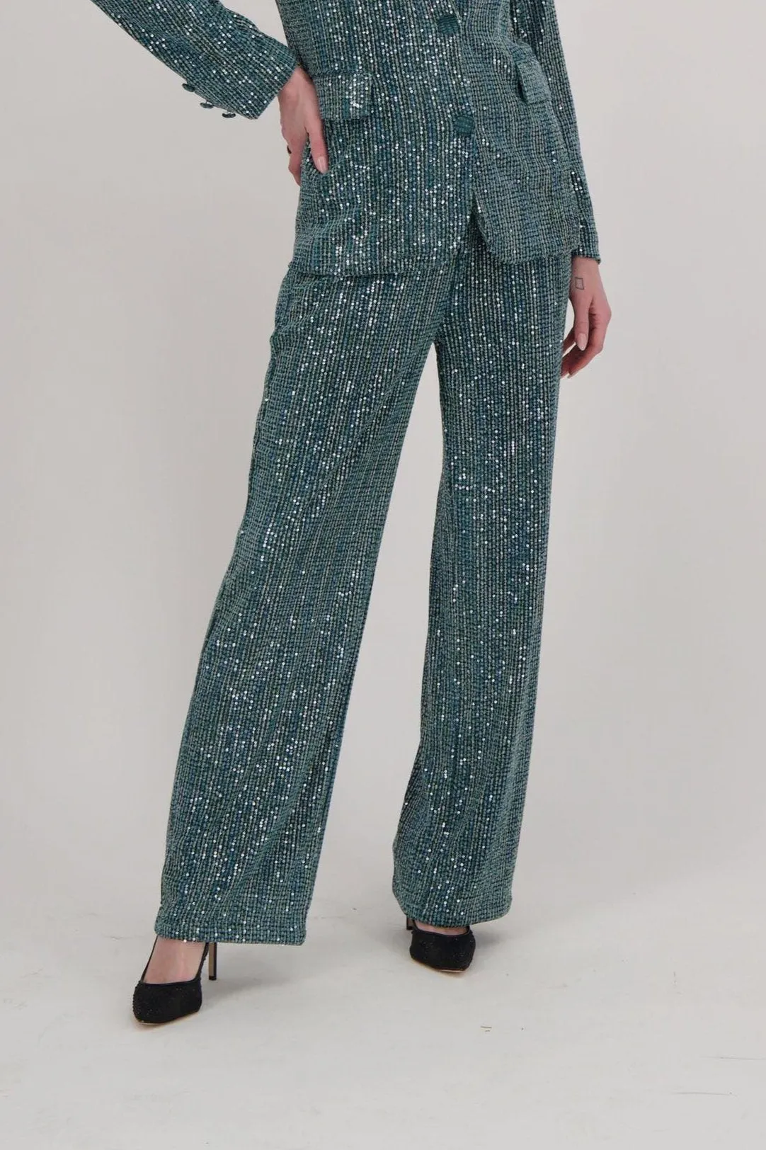 Sequinned Suit Pant