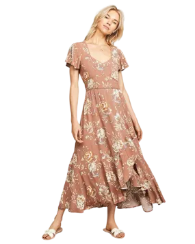 Size S | Spell & The Gypsy Rosa Garden Party Midi Dress