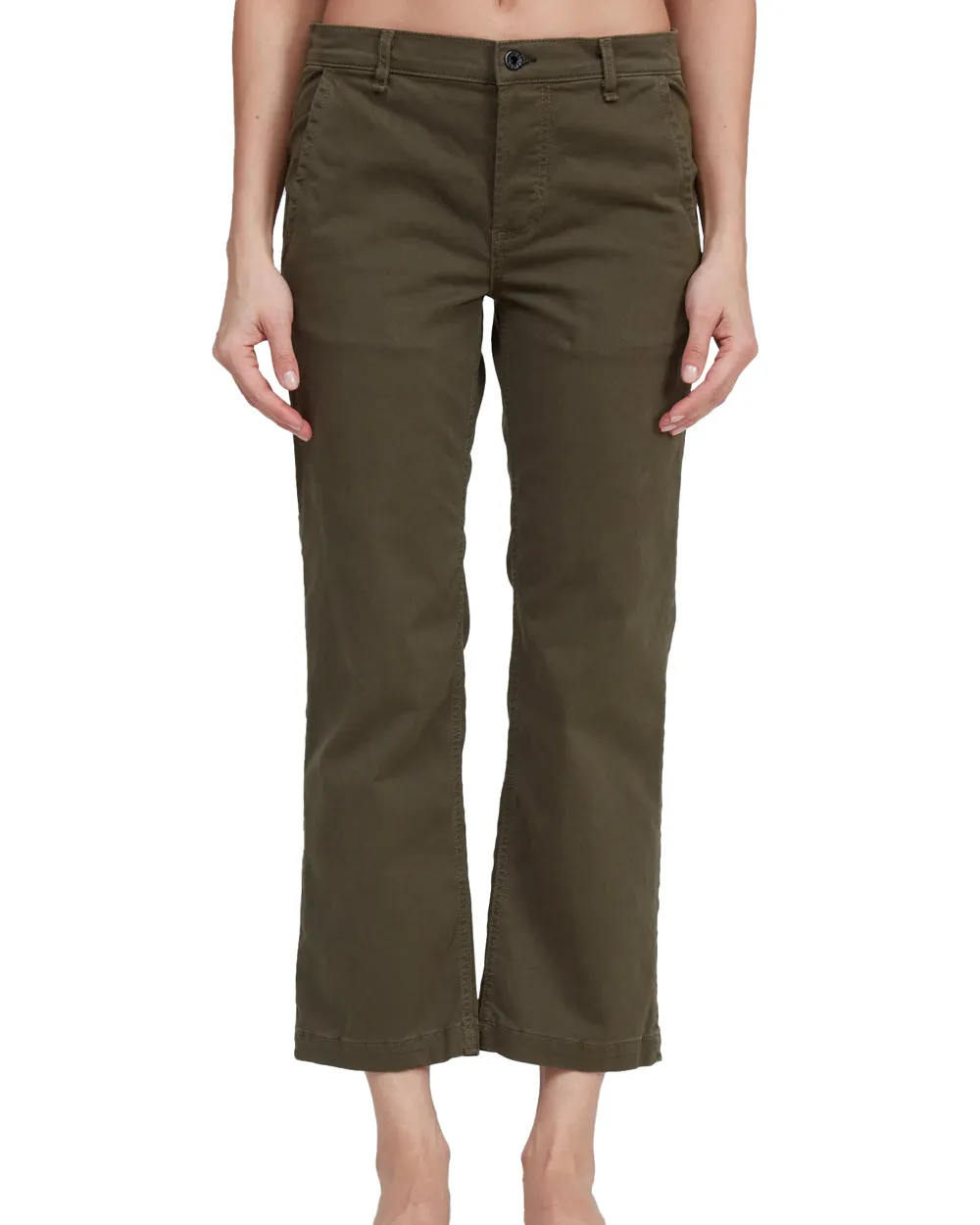 Slim Chino in Safari Green