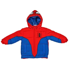 Spider-Man Costume Puffy Toddler Jacket