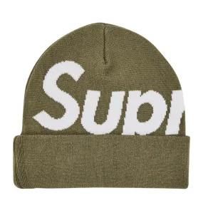 Supreme Big Logo Beanie 'Olive'