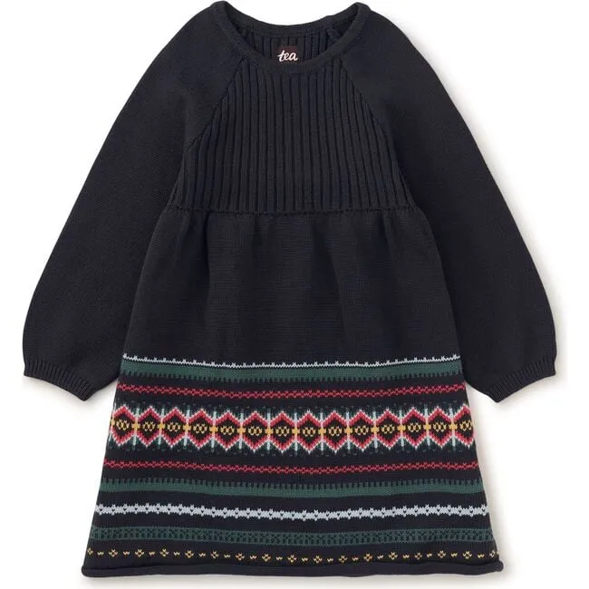 Tea Fair Isle Sweater Dress