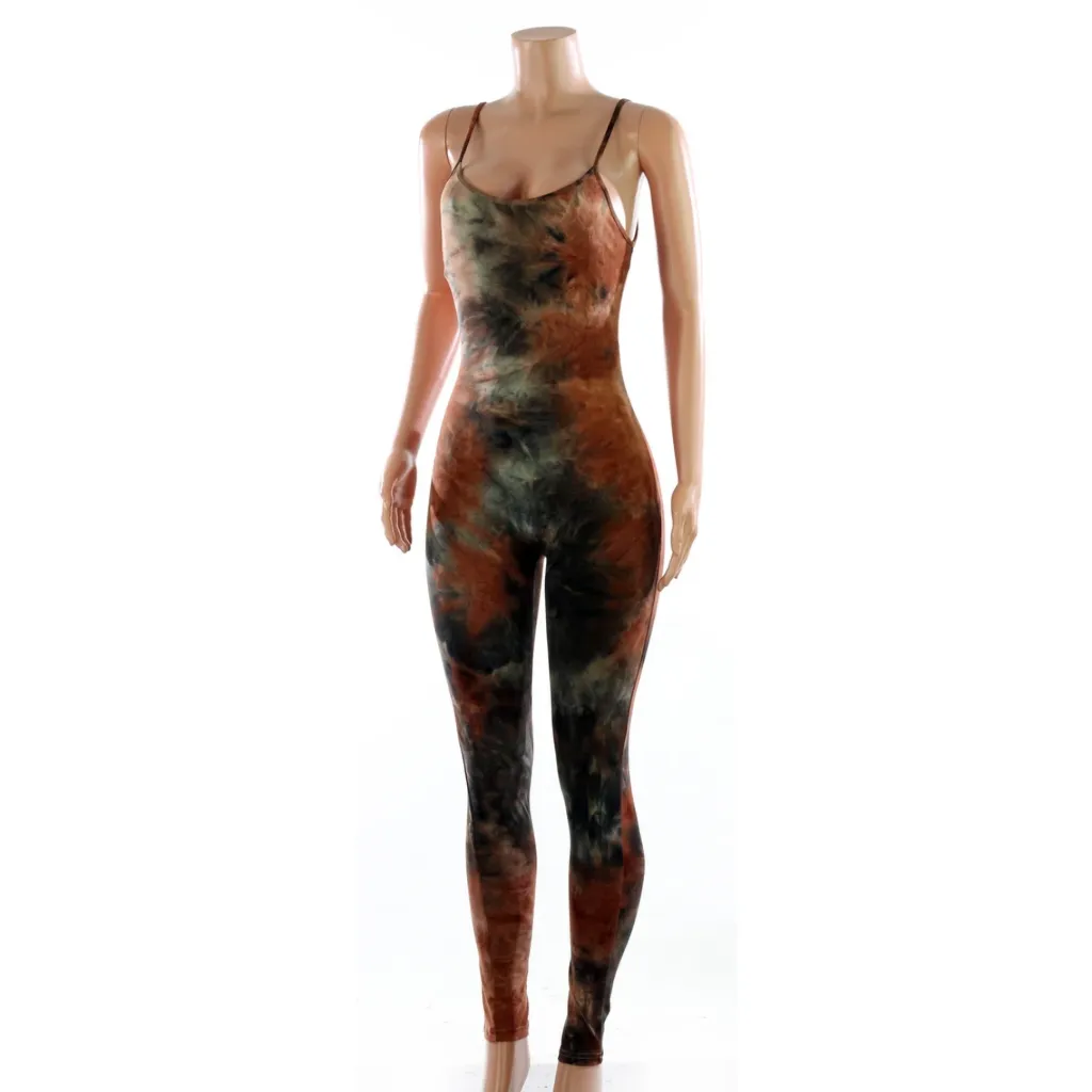 Tie Dye Jumpsuit (3 Options In Stock)