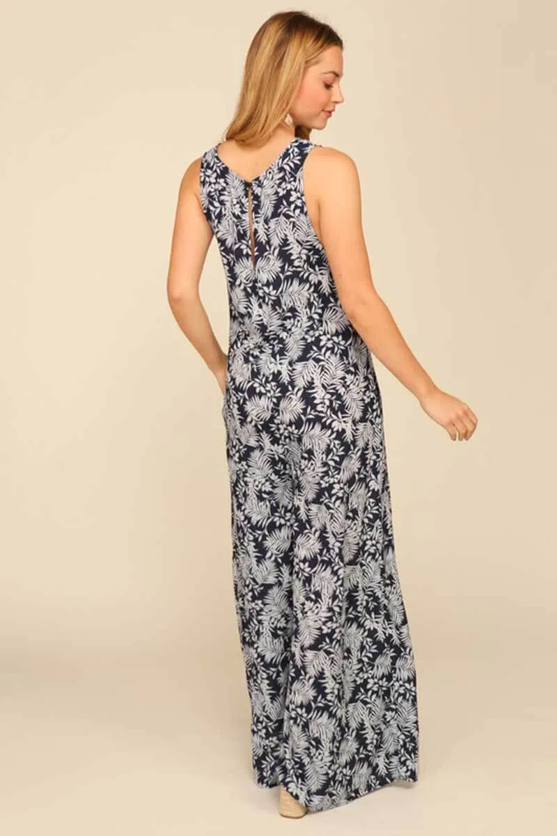 Tropic Print Jumpsuit