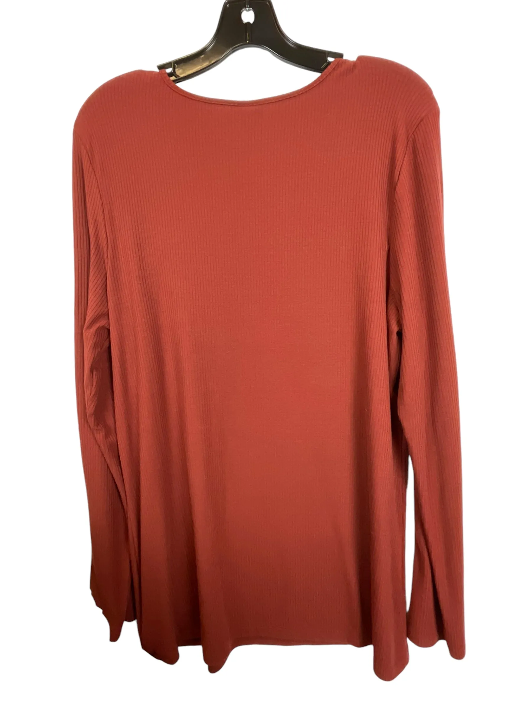 Tunic Long Sleeve By Torrid In Orange, Size: 2x