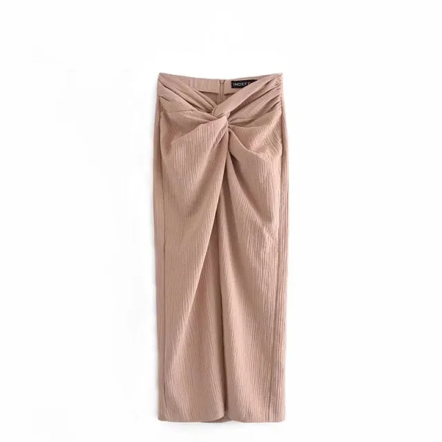 Warm Reminder Midi Skirt