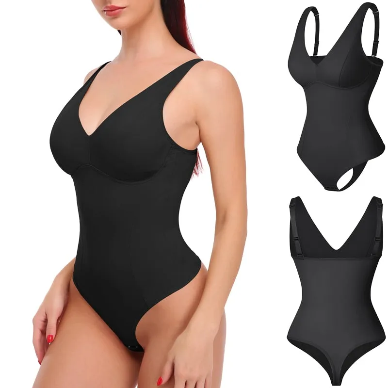 Women&#39;s Slimming Underwear Body Shaper Waist Trainer Corset Shapewear Top with Padded Bra