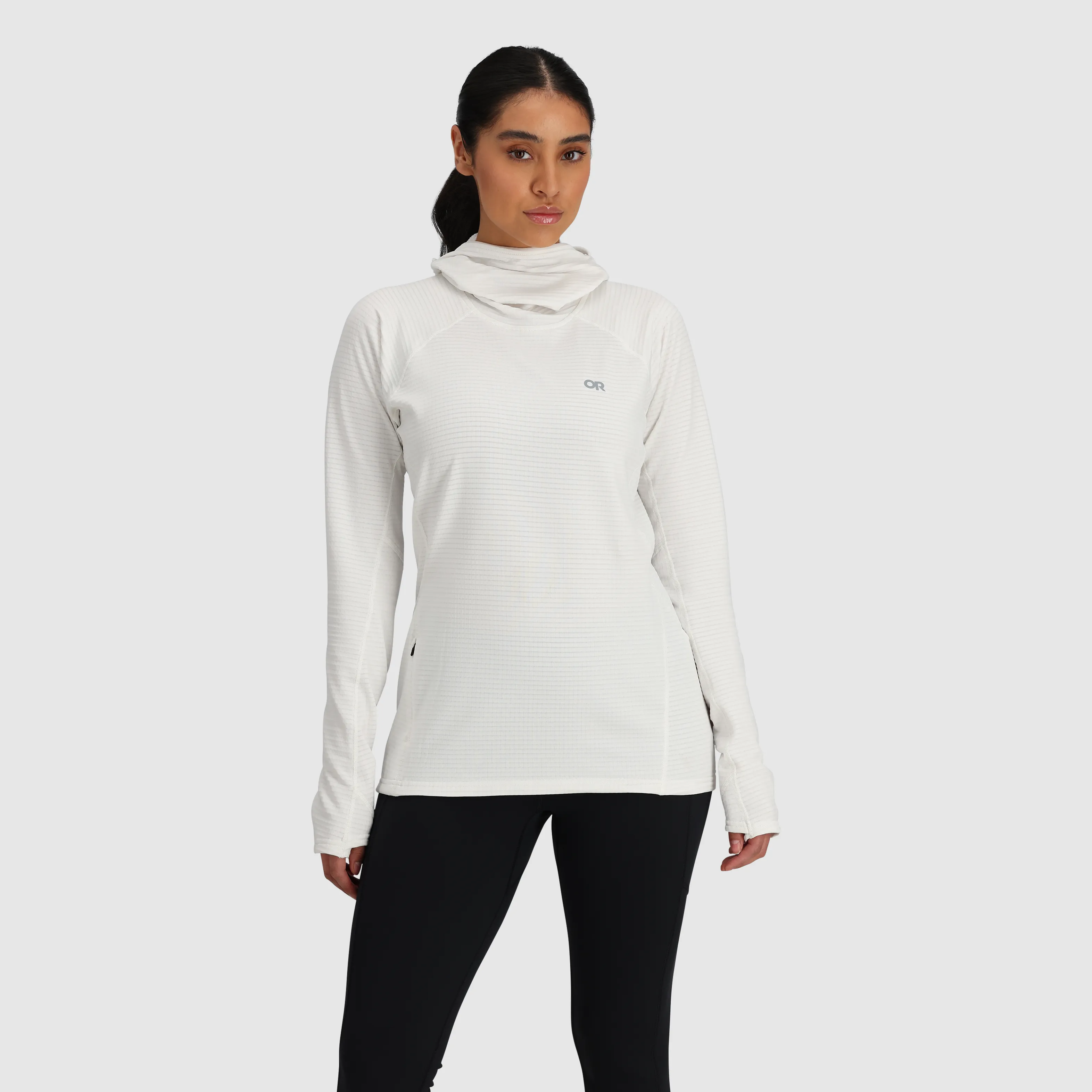 Women's Vigor Grid Fleece Pullover Hoodie