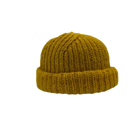 Yellow Alpaca Beanie