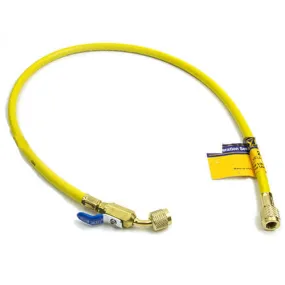 Yellow Jacket 29072 Plus II Charging Hose with Ball Valve