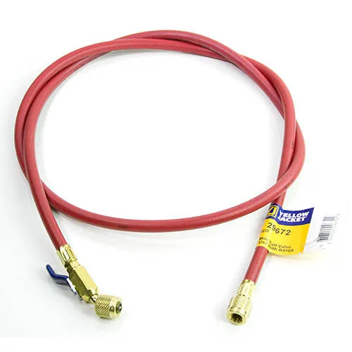 Yellow Jacket 29672 Plus II Charging Hose with Ball Valve